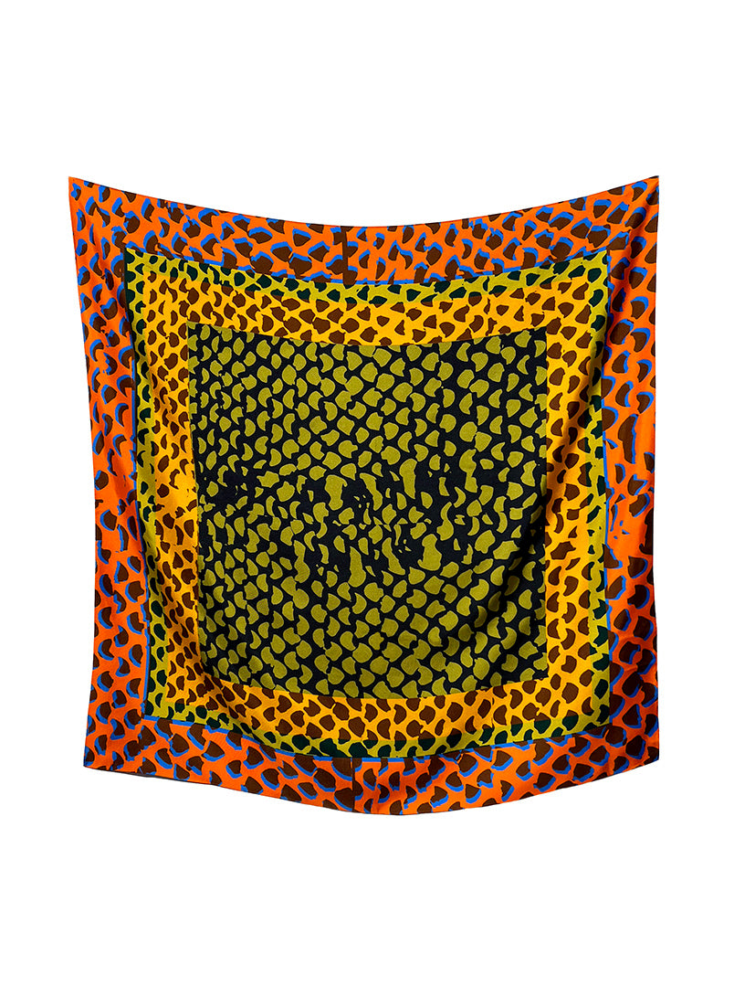 SOLI SILK SCARF - SUNSET (Square)