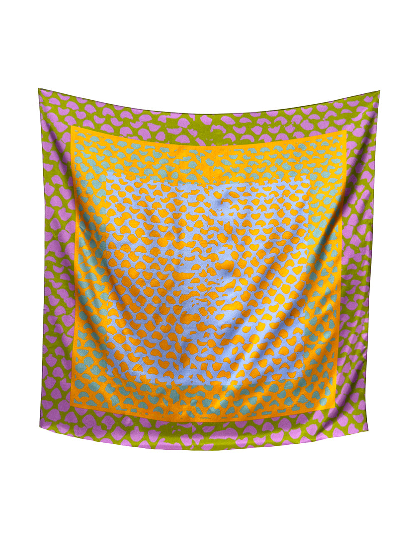 SOLI SILK SCARF - DAWN (Square)