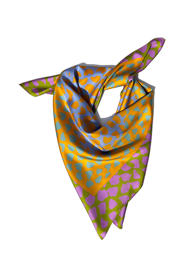 SOLI SILK SCARF - DAWN (Square)
