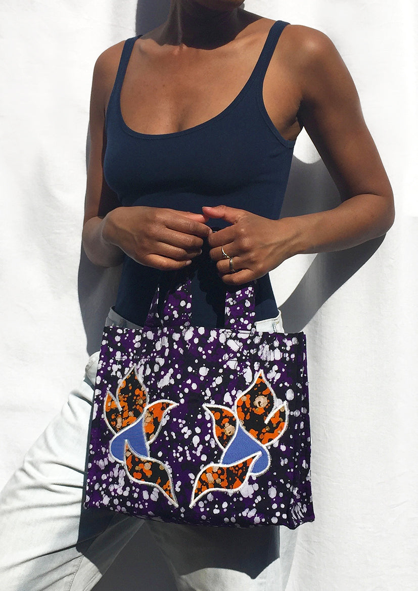 BATIK BOX BAG - DAMSON