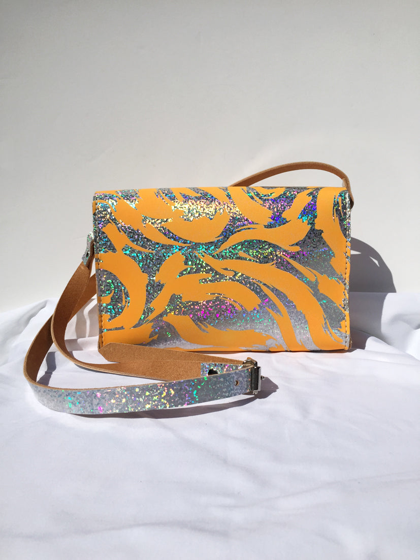 NEW WAVE SHOULDER BAG - DISCO ORANGE - MEDIUM