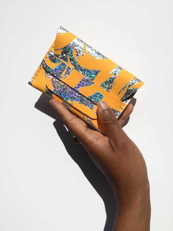 NEW WAVE CARDHOLDER - DISCO ORANGE
