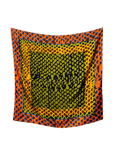 SOLI SILK SCARF - SUNSET (Square)