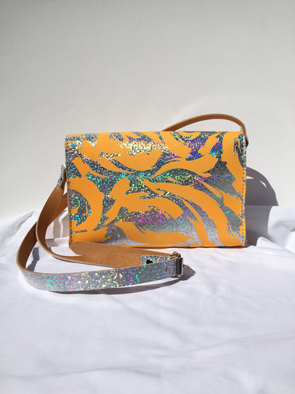NEW WAVE SHOULDER BAG - DISCO ORANGE - MEDIUM