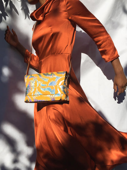 NEW WAVE SHOULDER BAG - DISCO ORANGE - MEDIUM