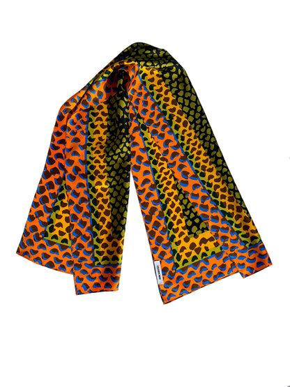 SOLI SILK SCARF - SUNSET (Rectangular)