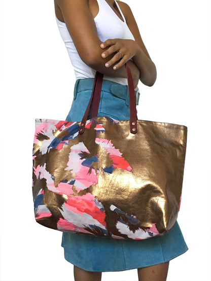 ZURI SCREENPRINT SHOPPER BAG