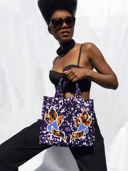 BATIK BOX BAG - DAMSON